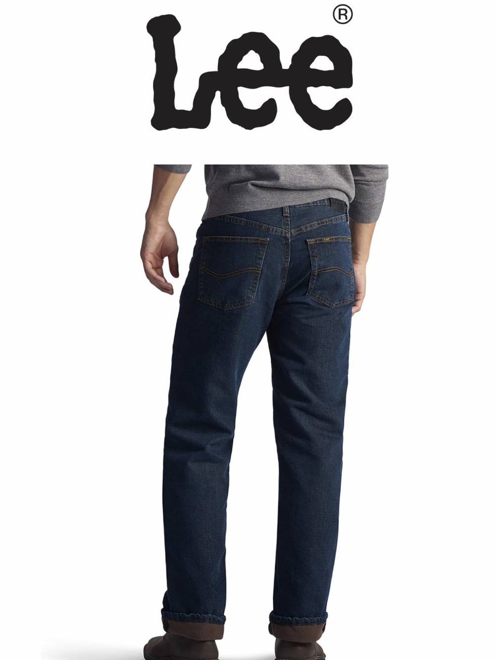 EUC Lee Fleece Lined Jeans